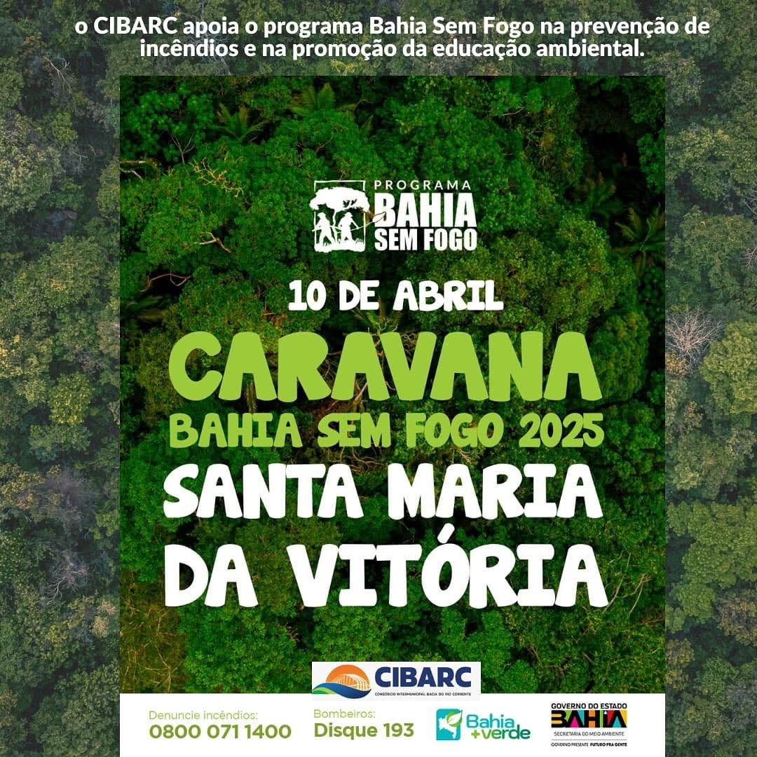 caravana bahia sem fogo Santa Maria da Vitória
