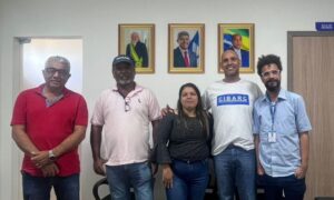 Integrantes do CODETER e CIBARC reunidos para fortalecer ações no território da Bacia do Rio Corrente.