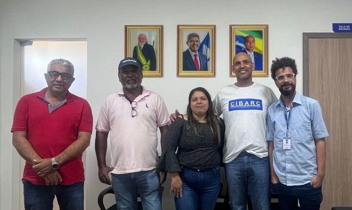 Integrantes do CODETER e CIBARC reunidos para fortalecer ações no território da Bacia do Rio Corrente.