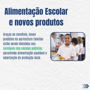 alimentação escolar e novos produtos